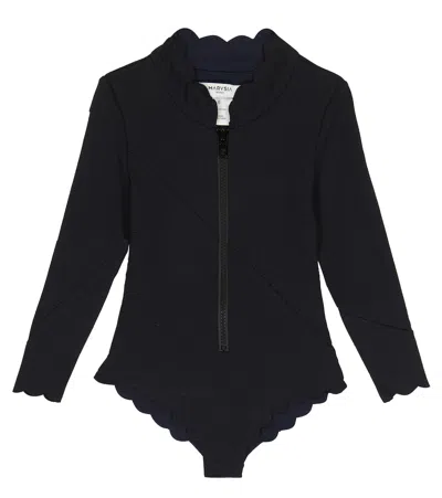 Marysia Bumby Kids' North Sea Rashguard In Black
