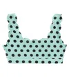 Marysia Bumby Palm Springs Polka-dot Bikini Top In Green