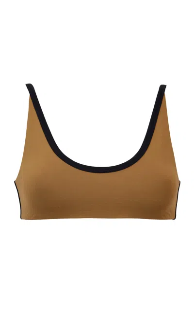 Marysia Calacutta Bikini Top In Brown