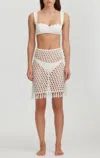 Marysia Crochet Mini Natural In White
