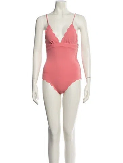 Pre-owned Marysia Cutout Accent One-piece W/ Tags In Pink
