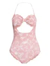 Marysia Floral-print Swimsuit In Pink