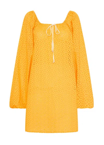 Marysia Moab Dress Tangerine In Yellow