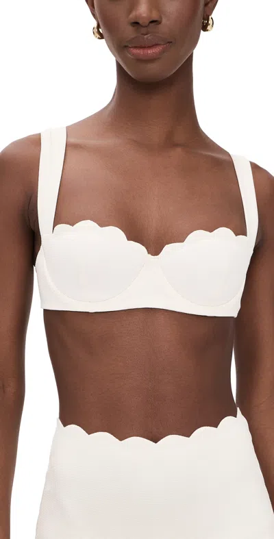 Marysia North Bikini Top Coconut In Neutral