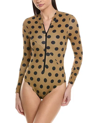 Marysia North Sea Rashguard In Brown
