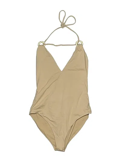 Pre-owned Marysia One Piece Swimsuit In Tan