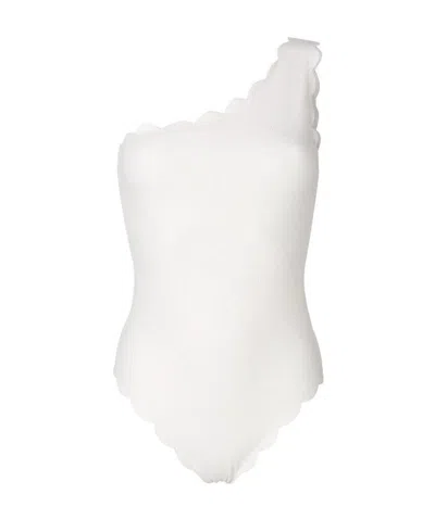 Marysia One-shoulder One-piece Swimsuit In White