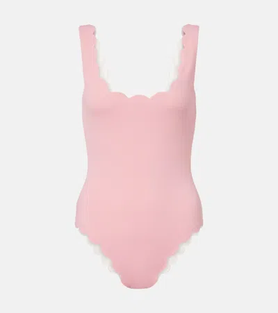 Marysia Palm Springs Scalloped Swimsuit In Pink
