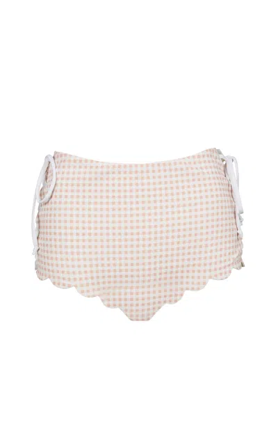 Marysia Palm Springs Tie Bikini Bottom Midi Lemonade