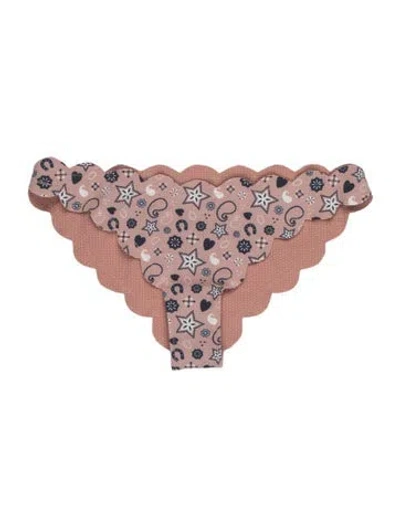 Pre-owned Marysia Patterned Bottoms In Pink