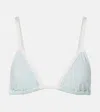 Marysia Porto String Bikini Top In Blue