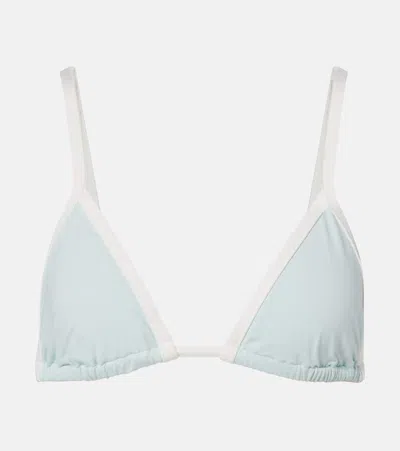 Marysia Porto String Bikini Top In Blue