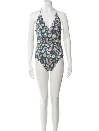 Pre-owned Marysia Printed One-piece In Pink