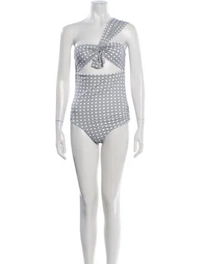 Pre-owned Marysia Printed One-piece W/ Tags In White