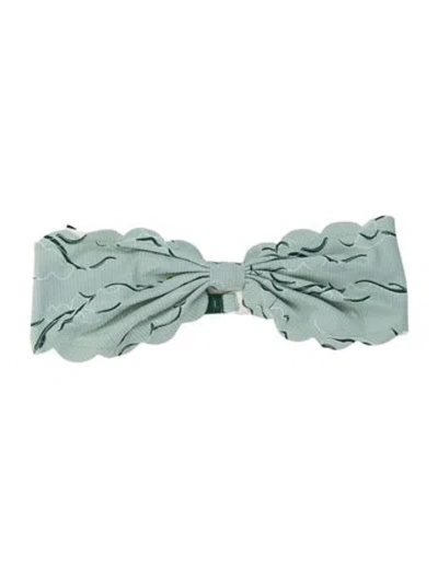 Pre-owned Marysia Printed Top In Green