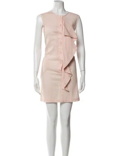 Pre-owned Marysia Resort Crew Neck Mini Dress In Pink