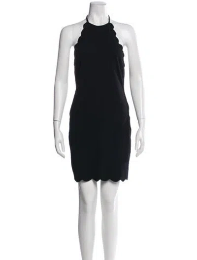 Pre-owned Marysia Resort Halterneck Mini Dress In Black