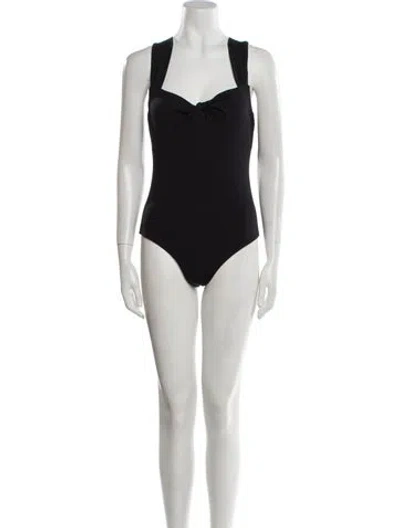Pre-owned Marysia Resort One-piece In Black
