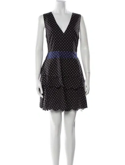Pre-owned Marysia Resort Polka Dot Print Mini Dress W/ Tags In Blue