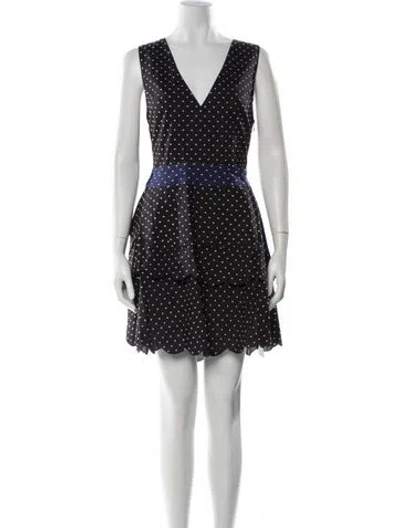 Pre-owned Marysia Resort Polka Dot Print Mini Dress W/ Tags In Blue