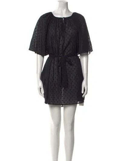 Pre-owned Marysia Resort Printed Mini Dress W/ Tags In Black