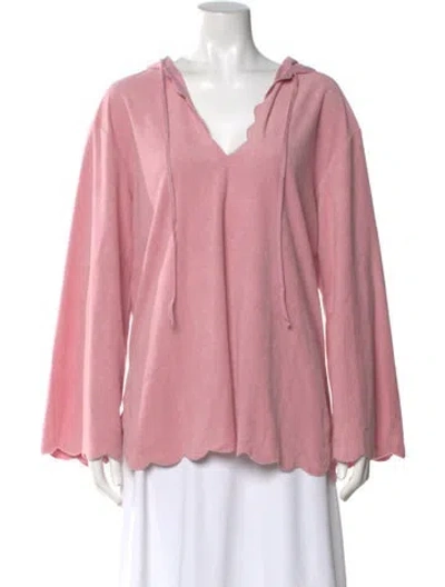 Pre-owned Marysia Resort V-neck Sweater W/ Tags In Pink