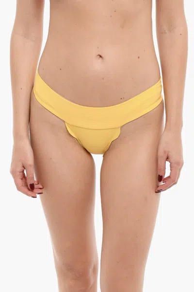 Marysia Reversible Santa Clara Bikini Bottom With Scalloped Hem Xs Standard Size In Multi