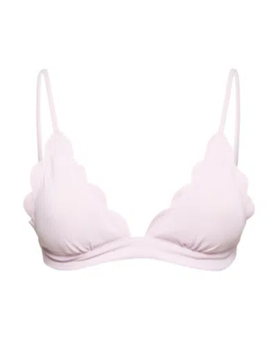 Marysia Santa Clara Triangular Swimsuit Top In Pink