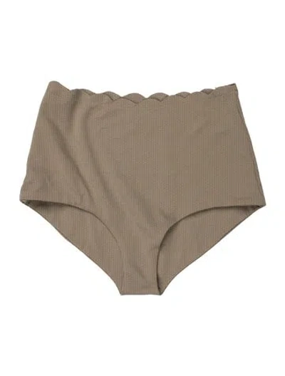Pre-owned Marysia Scalloped Accent Bottoms In Gray
