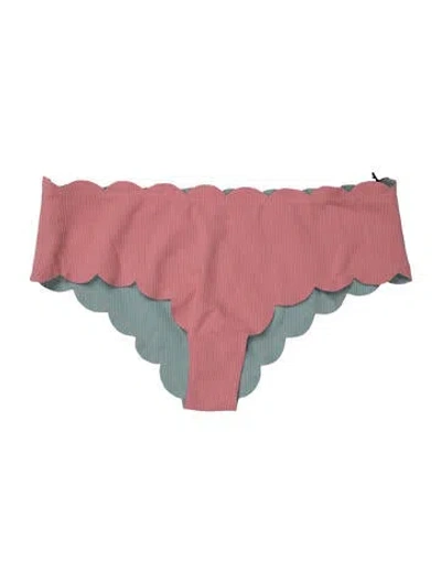 Pre-owned Marysia Scalloped Accent Bottoms W/ Tags In Pink