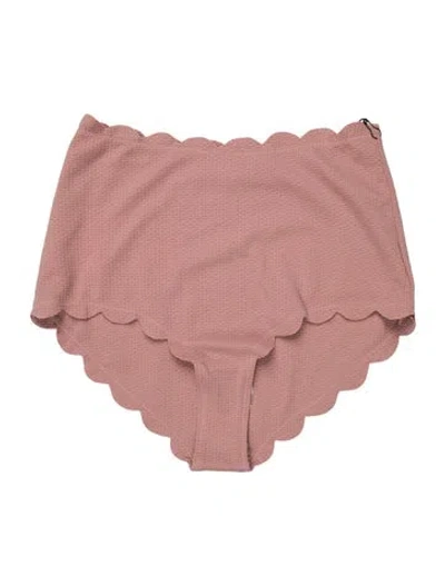 Pre-owned Marysia Scalloped Accent Bottoms W/ Tags In Pink