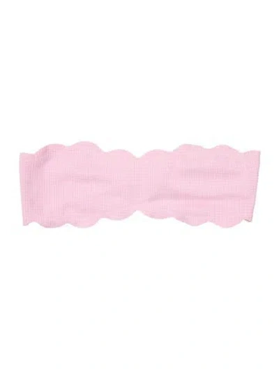 Pre-owned Marysia Scalloped Accent Bottoms W/ Tags In Pink