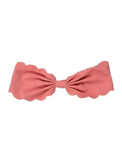 Pre-owned Marysia Scalloped Accent Top In Pink