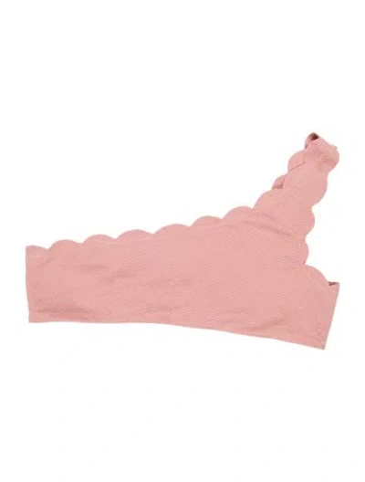 Pre-owned Marysia Scalloped Accent Top W/ Tags In Pink