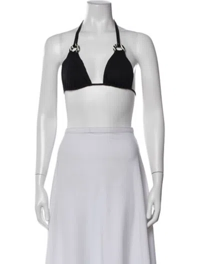 Pre-owned Marysia Scalloped Accent Top In White