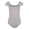 Marysia Scalloped Mexico Maillot Seagull/thunder In Gray