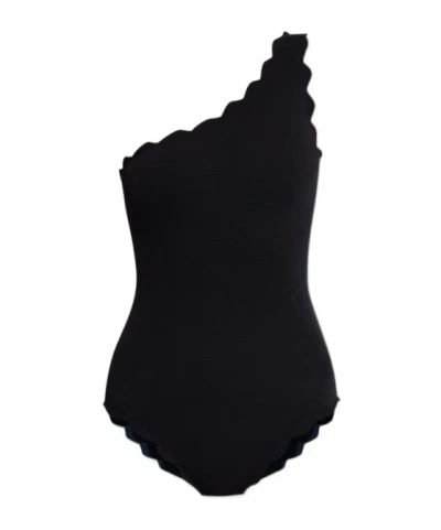 Marysia Single-shoulder One-piece Swimsuit In Animal Print