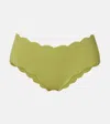 Marysia Spring Scalloped Mid-rise Bikini Bottoms