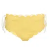 Marysia Spring Tie Bikini Bottom Limoncello/coconut In Yellow