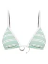 Marysia Striped Bikini Set In Green