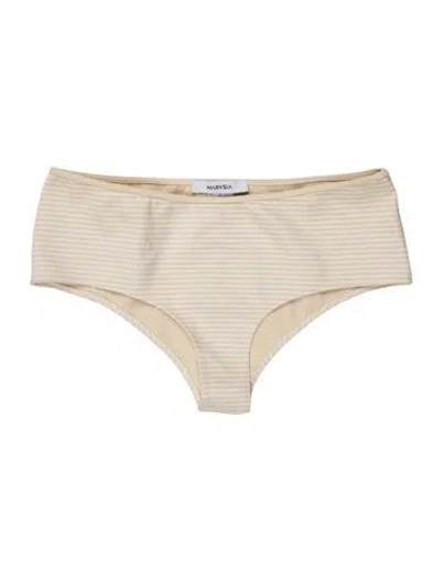 Pre-owned Marysia Striped Bottoms In Neutral