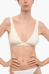 Marysia Striped Triangle Bikini Top In Multi