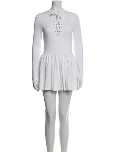 Pre-owned Marysia Tie Neck Jumpsuit W/ Tags In White