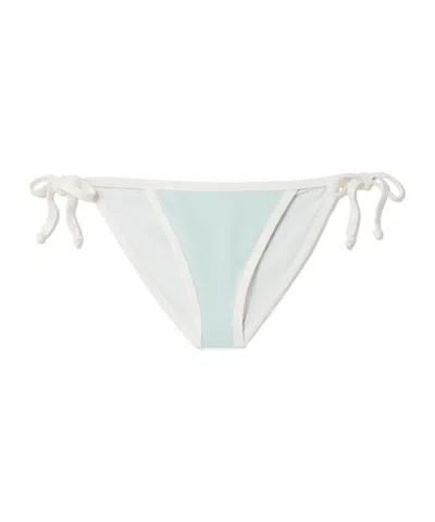Marysia Two Tone Bikini Briefs In White