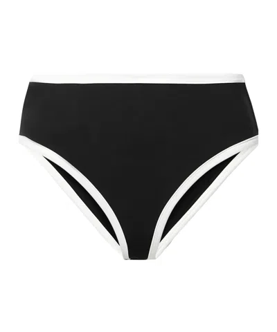 Marysia Carrara Two-toned Bikini Briefs In Black