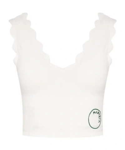 MARYSIA V-NECK SLEEVELESS TOP