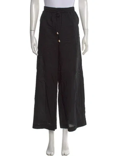 Pre-owned Marysia Wide Leg Pants In Black