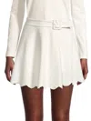 Marysia Women's Monica Belted Miniskirt In White
