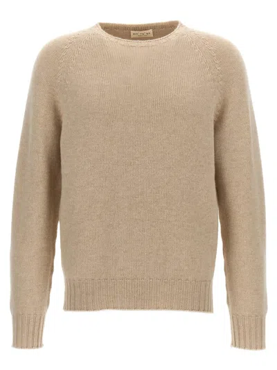 MA'RY'YA BEIGE WOOL SWEATER