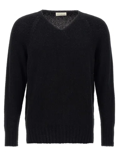 Ma'ry'ya Bouclé Sweater In Black